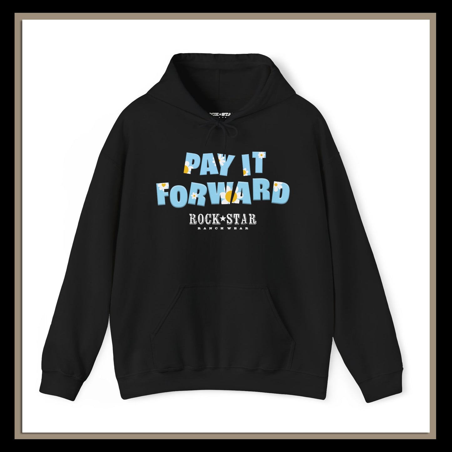 Pay It Forward | Men's Moo | RSRW | Unisex Heavy Blend Hooded Sweatshirt – Fun Cow Graphic Design