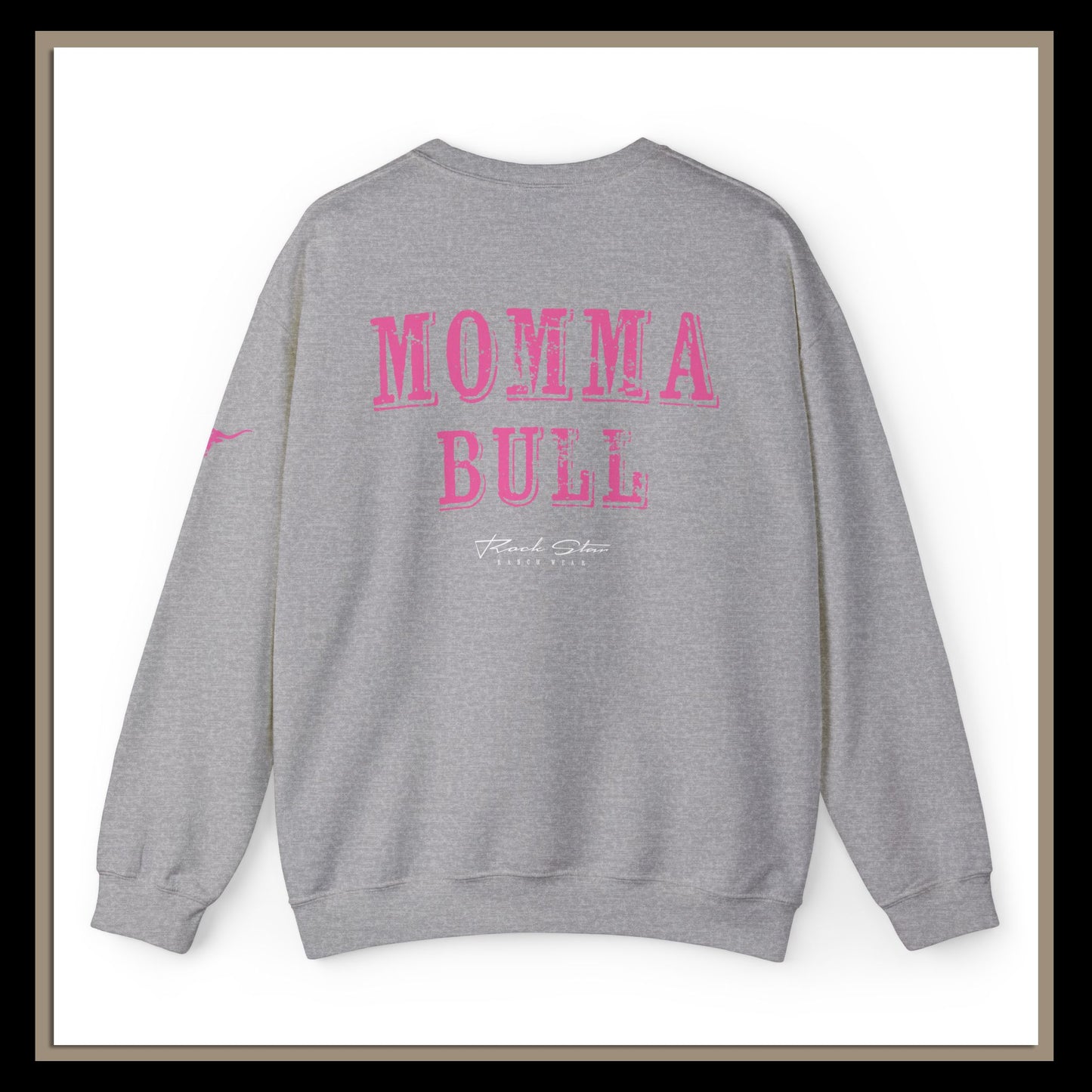 Momma Bull | RSRW | Crewneck Sweatshirt - Unisex Heavy Blend™ - Perfect for Moms