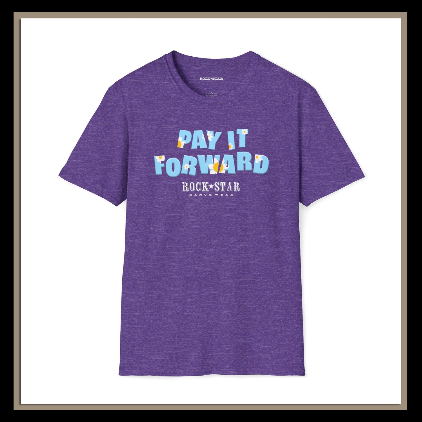 Pay It Forward | Woman's Moo | RSRW | Unisex Soft style T-Shirt -