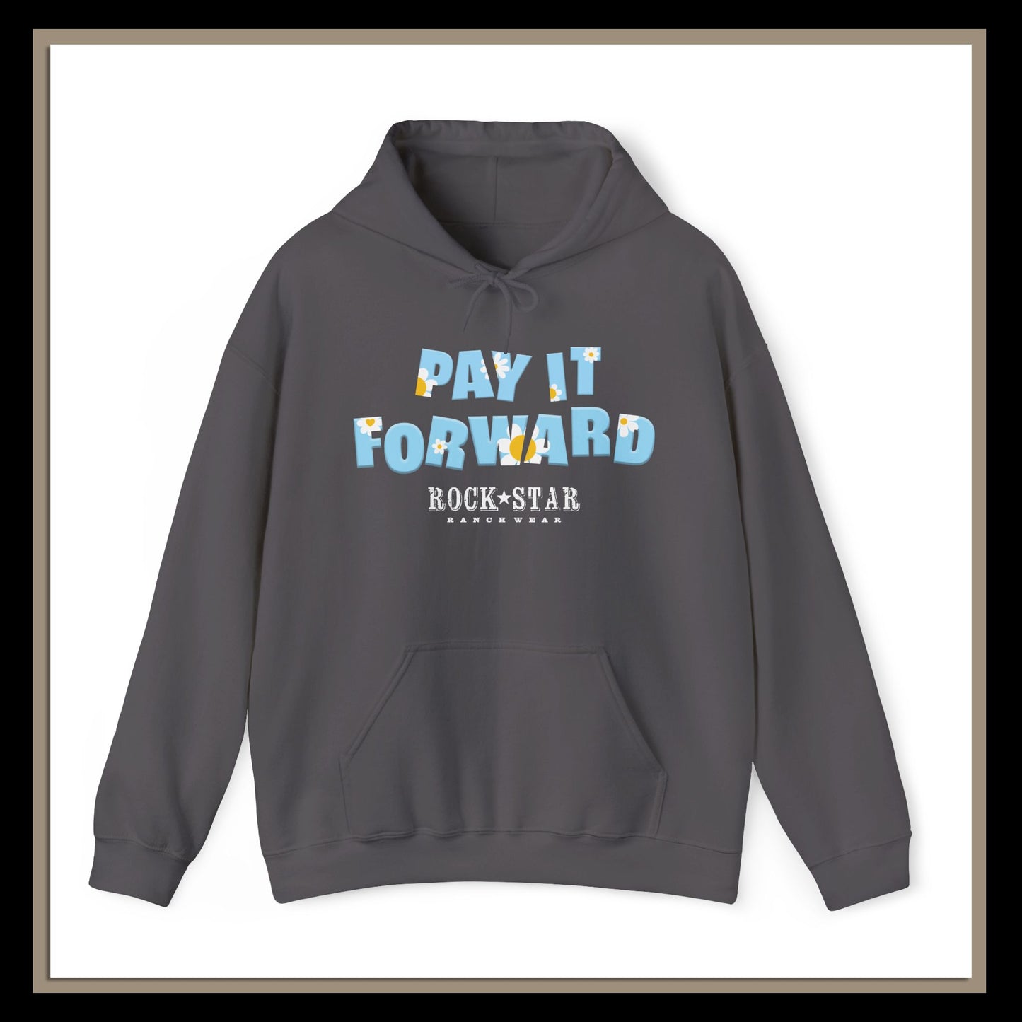 Pay It Forward | Woman's Moo | RSRW | Cow Hoodie | Unisex Heavy Blend Sweatshirt