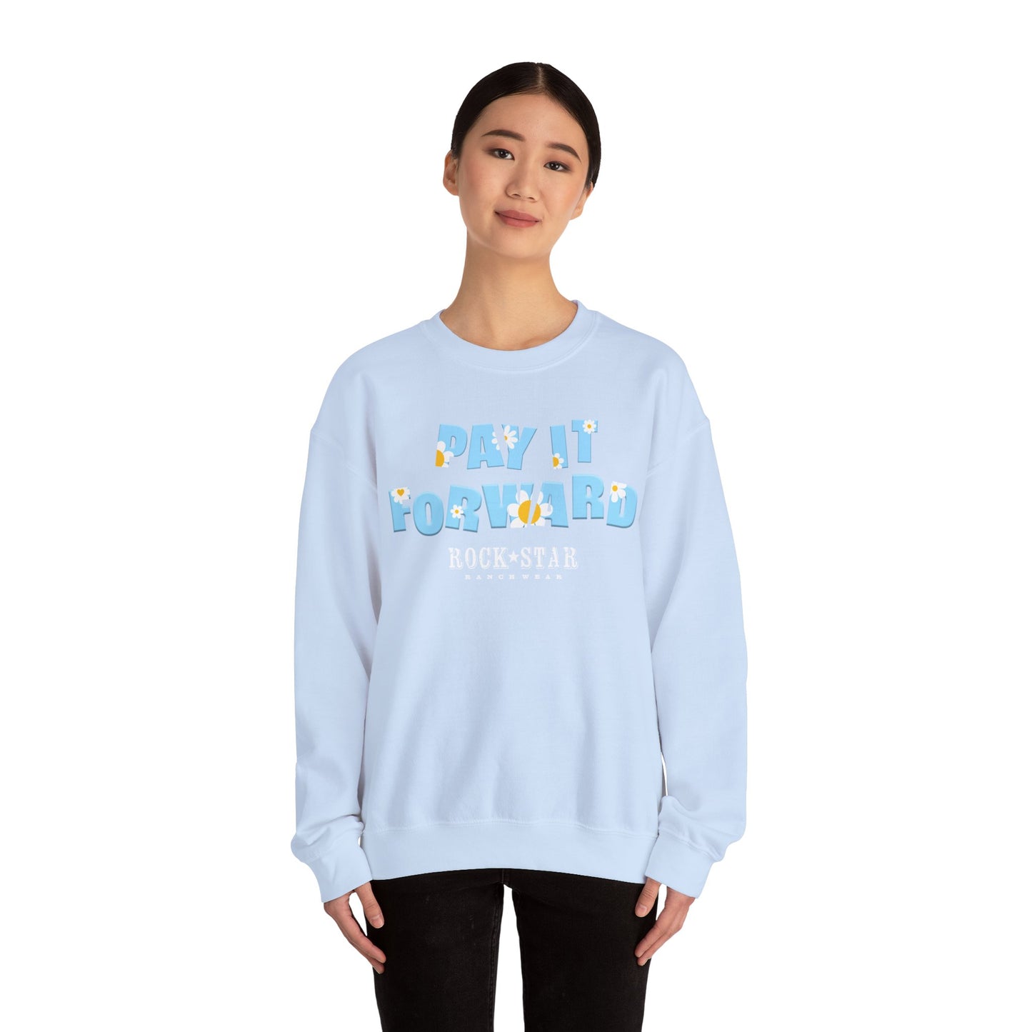 Pay It Forward | Woman's Moo | RSRW | Unisex Heavy Blend™ Crewneck Sweatshirt