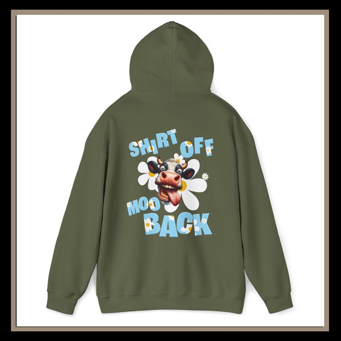 Pay It Forward | Men's Moo | RSRW | Unisex Heavy Blend Hooded Sweatshirt – Fun Cow Graphic Design