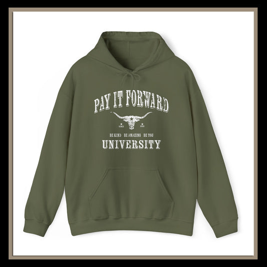 Pay It Forward | Men's | RSRW |  Unisex Heavy Blend™ Hoodie - Kindness University Sweatshirt.