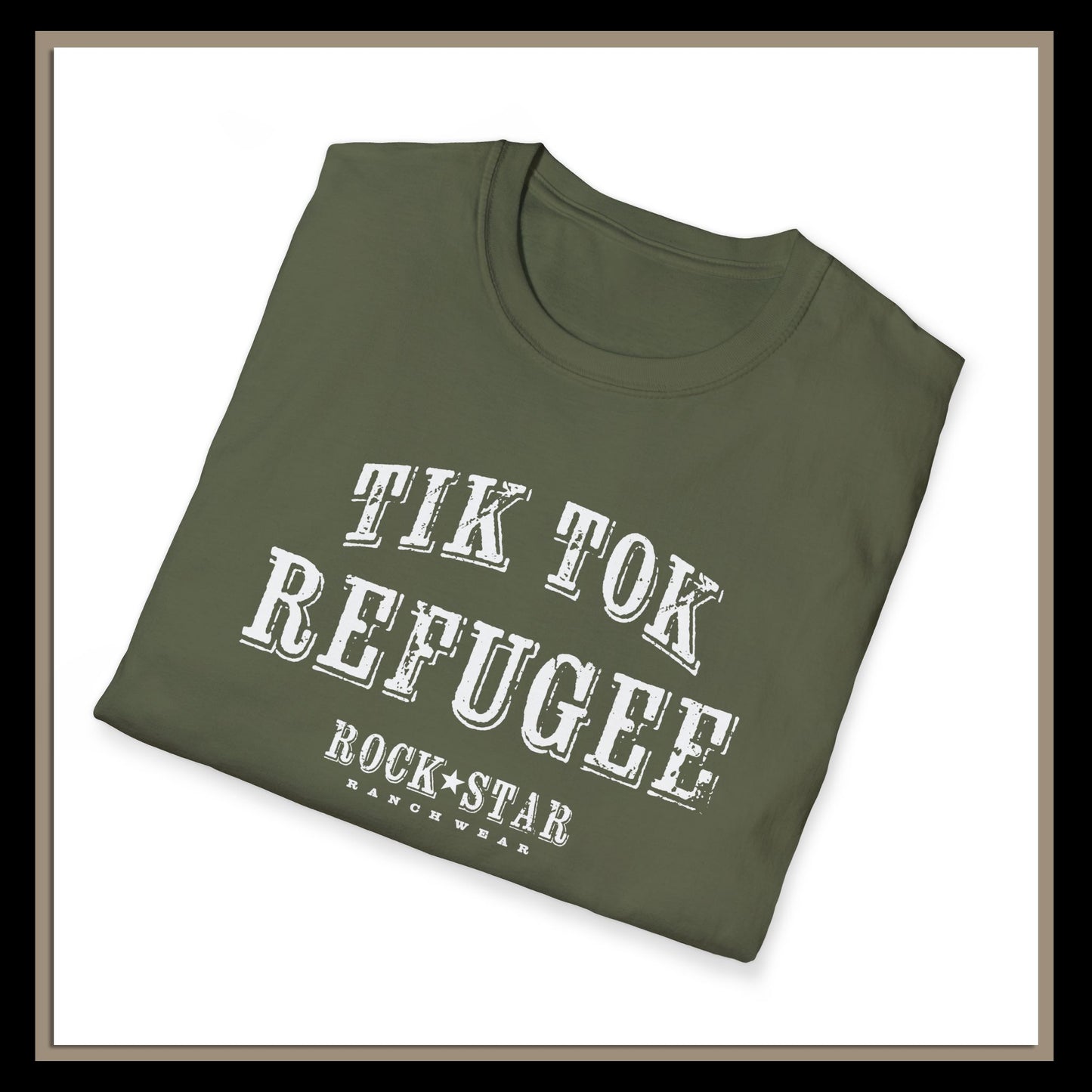 TikTok Refugee | Going Dark Edition | RSRW | T-Shirt.