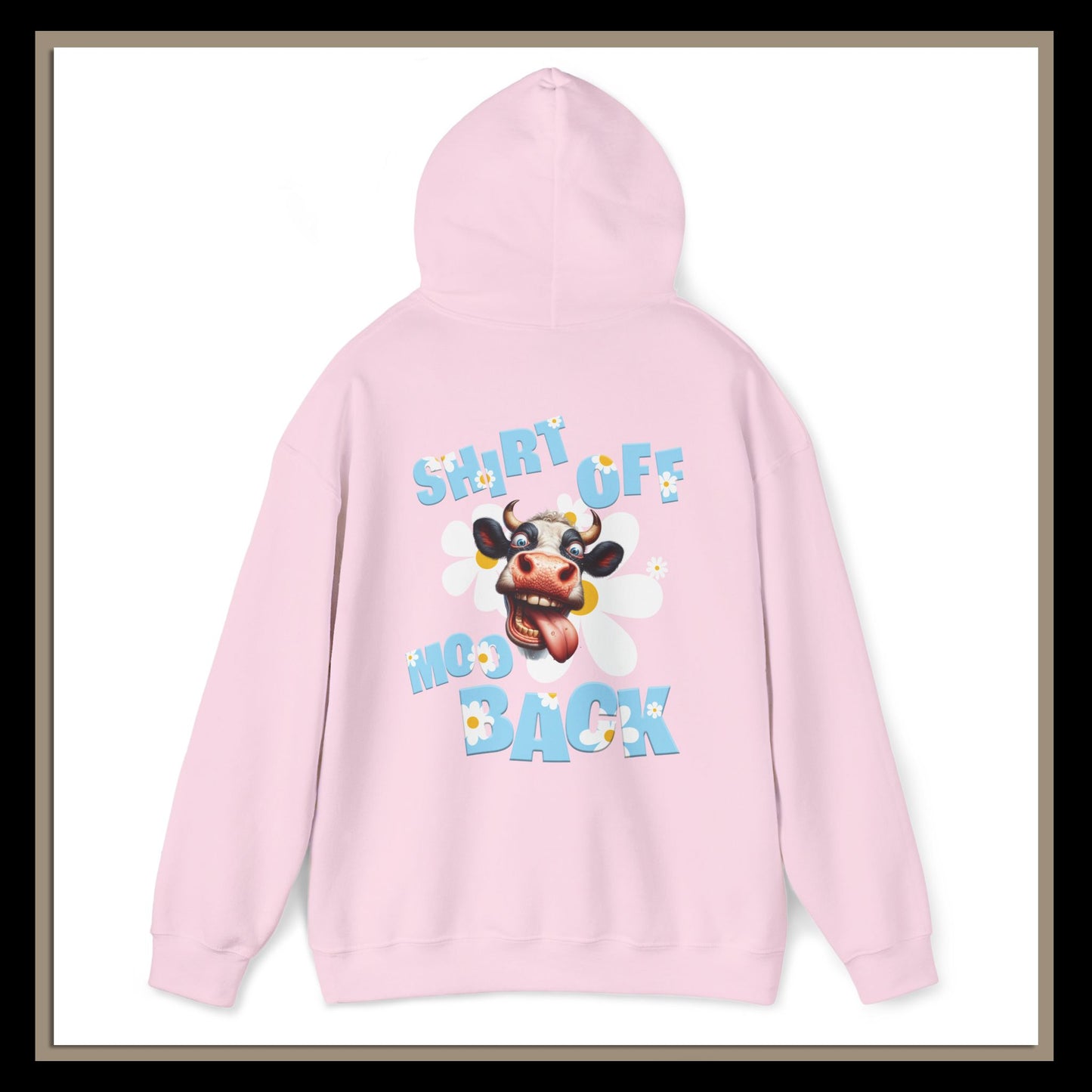 Pay It Forward | Woman's Moo | RSRW | Cow Hoodie | Unisex Heavy Blend Sweatshirt