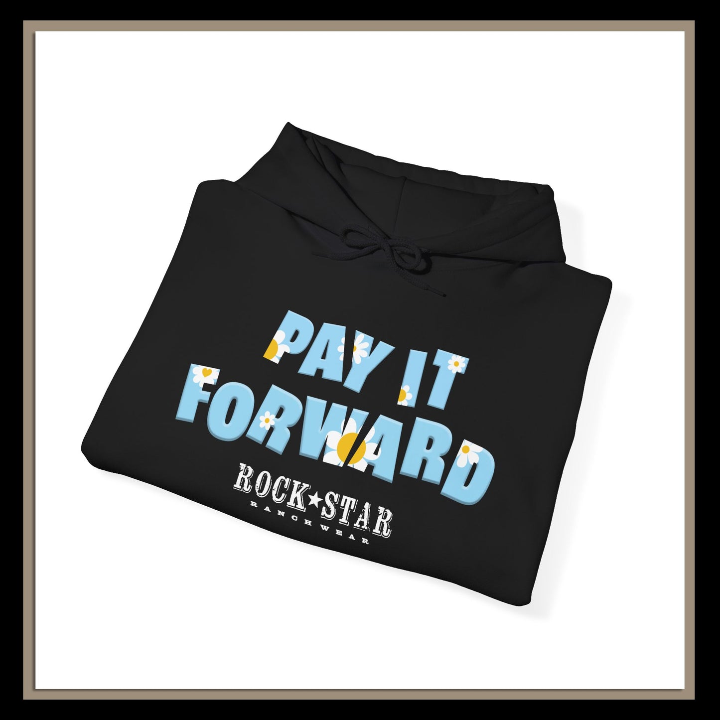 Pay It Forward | Men's Moo | RSRW | Unisex Heavy Blend Hooded Sweatshirt – Fun Cow Graphic Design