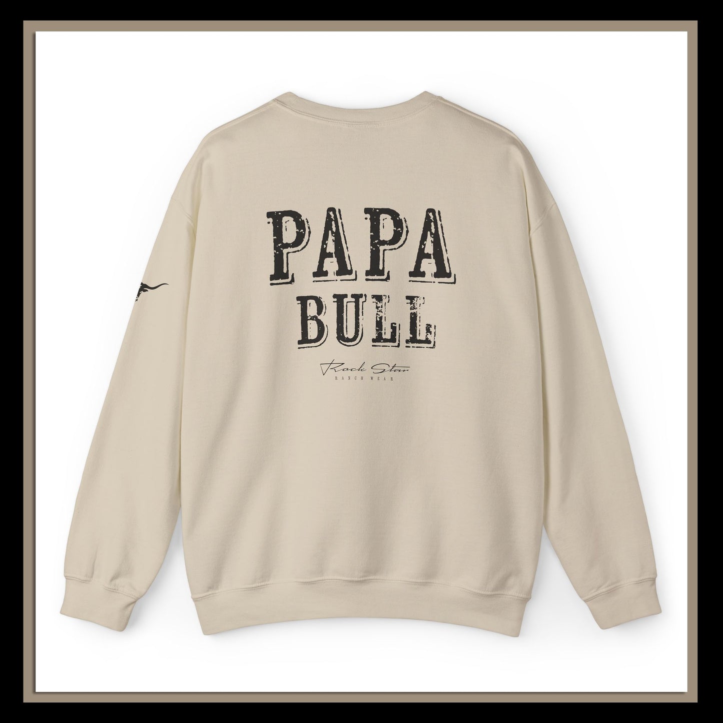 Papa Bull | RSRW | Unisex Heavy Blend™ Crewneck Sweatshirt