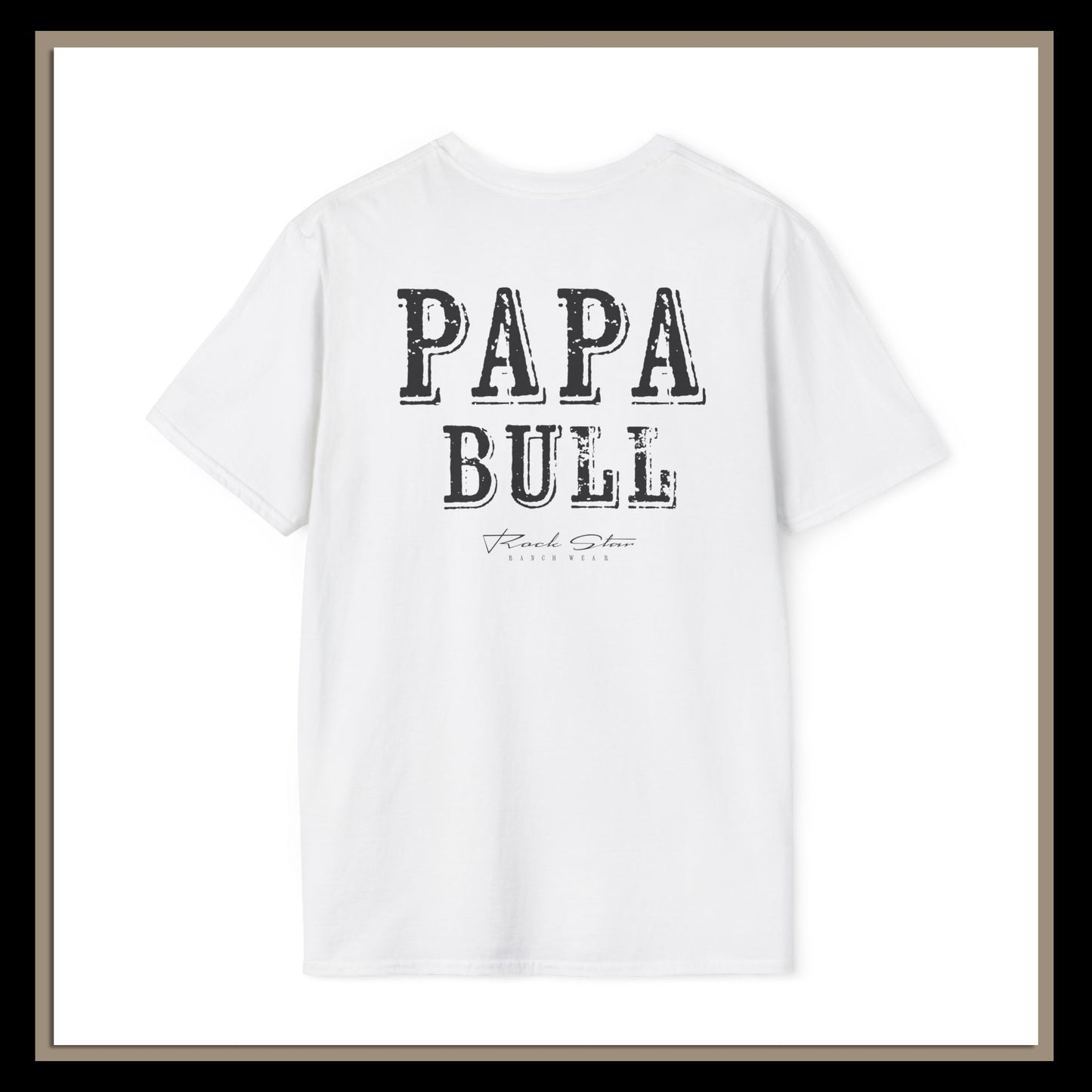 Mens | Papa Bull | RSRW |  T-Shirt -