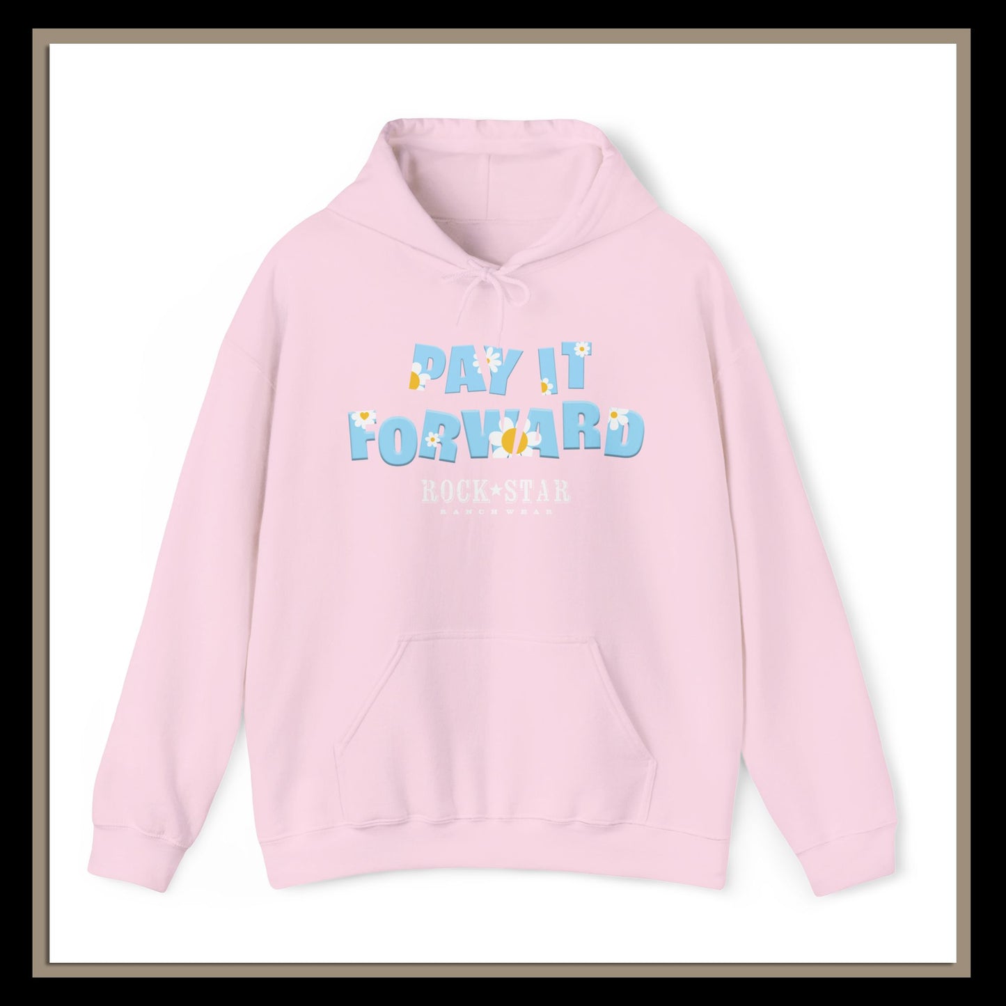 Pay It Forward | Woman's Moo | RSRW | Cow Hoodie | Unisex Heavy Blend Sweatshirt