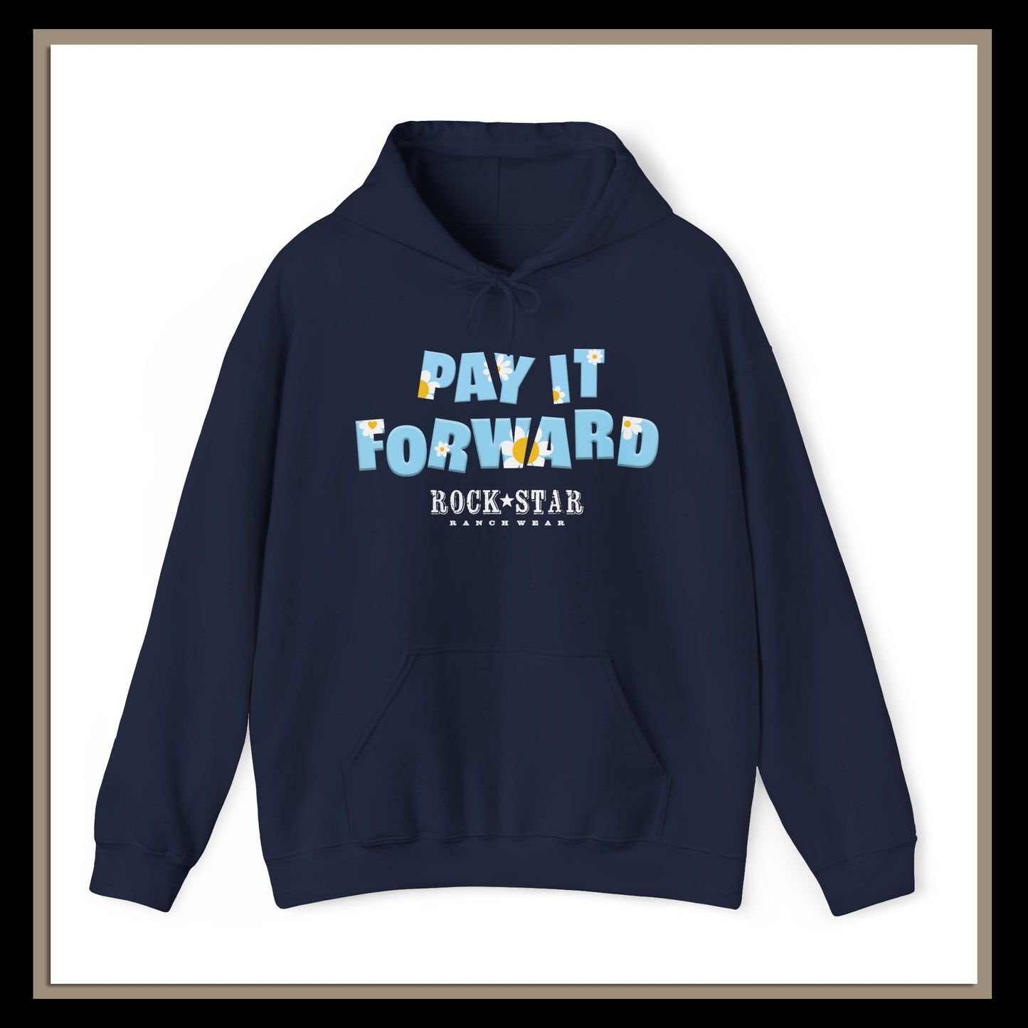 Pay It Forward | Woman's Moo | RSRW | Cow Hoodie | Unisex Heavy Blend Sweatshirt