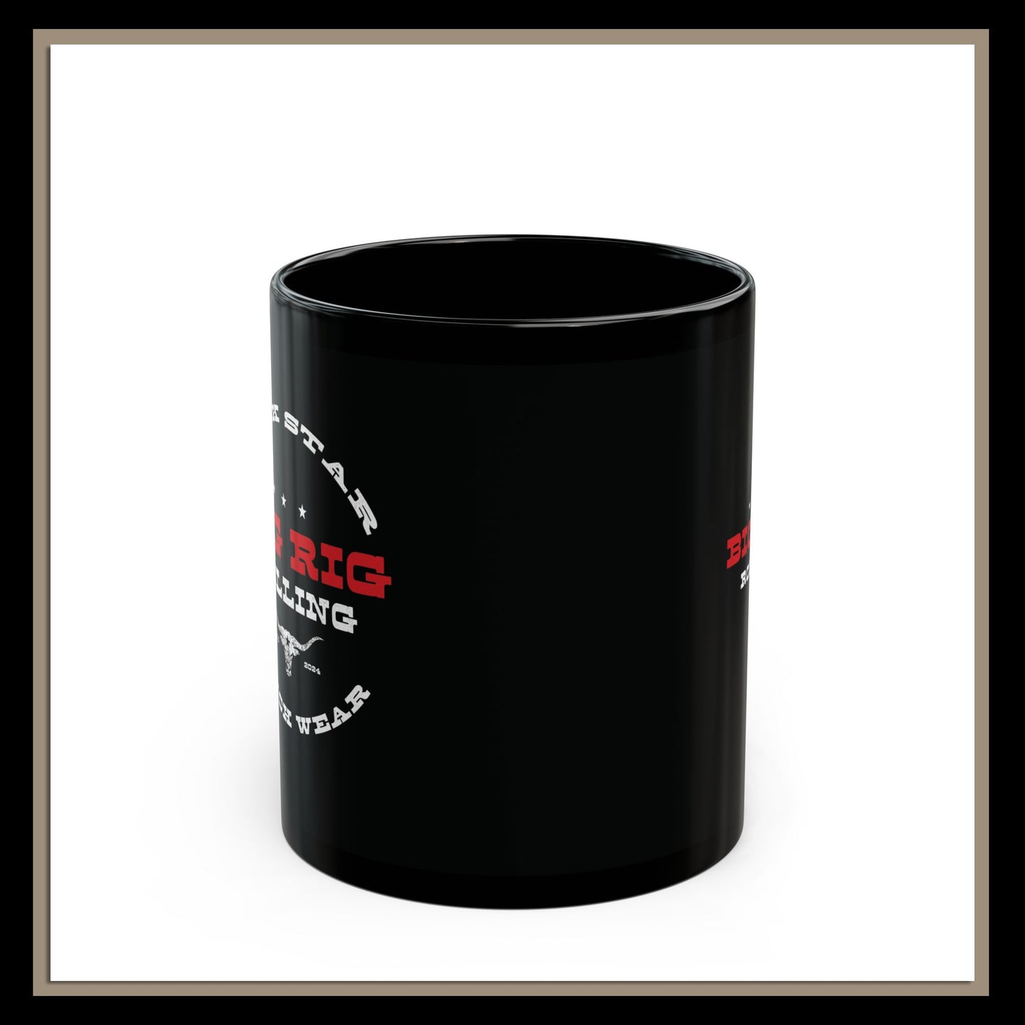 Big Rig Rolling | RSRW | Black Mug - Perfect for Truck Lovers