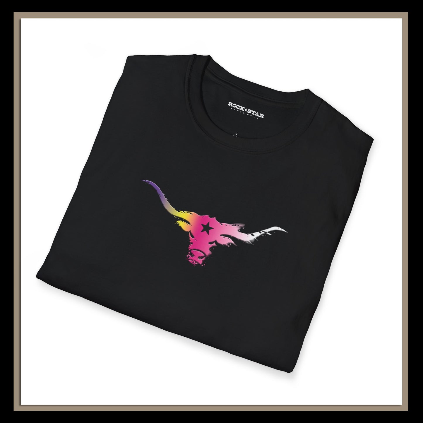 Color Bull | Multi Color | RSRW |  T-Shirt - Colorful Western Graphic Tee