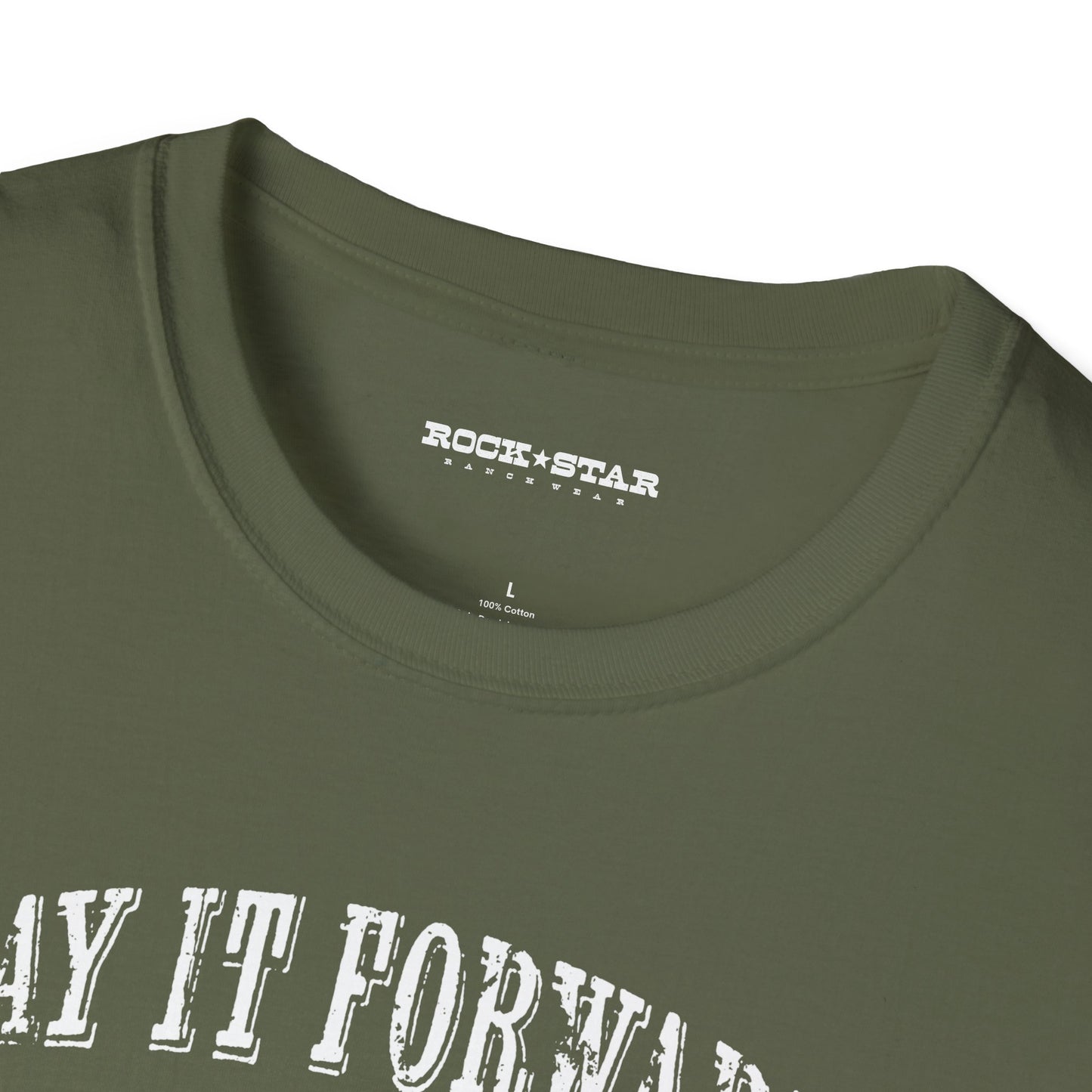 Pay It Forward | Mens | RSRW | Unisex Soft style T-Shirt.