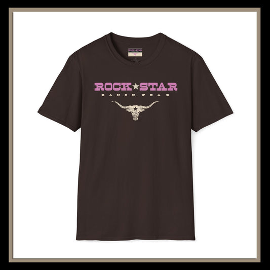 Woman's | RSRW | Pink Bull | Ranch Wear T-Shirt.