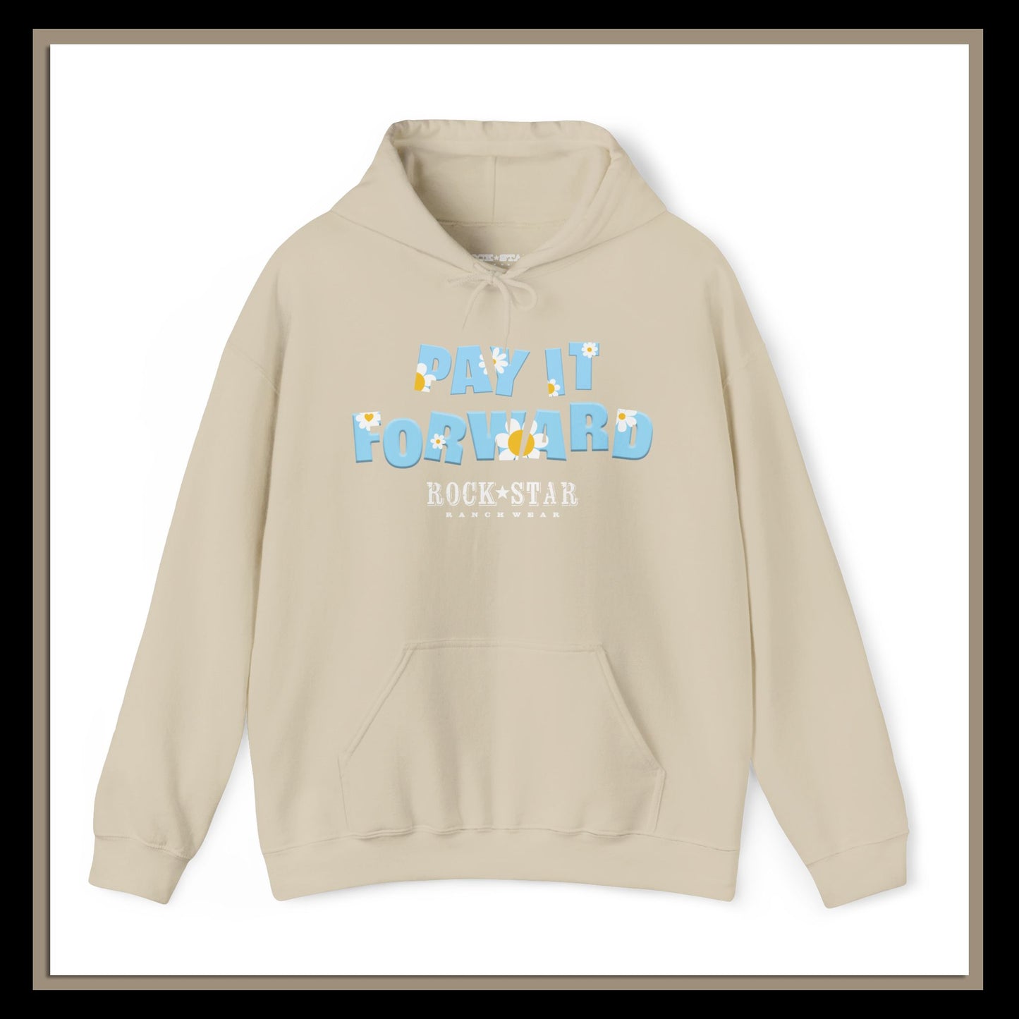 Pay It Forward | Men's Moo | RSRW | Unisex Heavy Blend Hooded Sweatshirt – Fun Cow Graphic Design