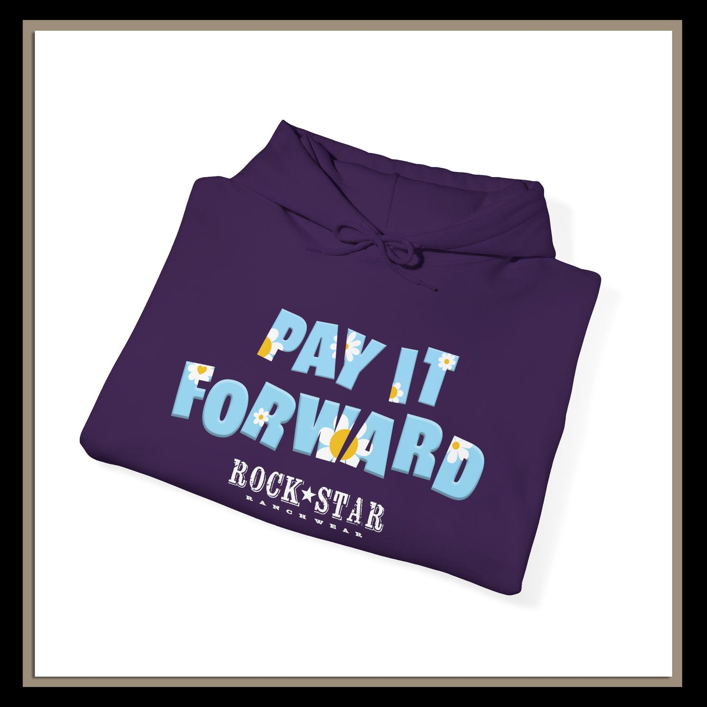 Pay It Forward | Woman's Moo | RSRW | Cow Hoodie | Unisex Heavy Blend Sweatshirt