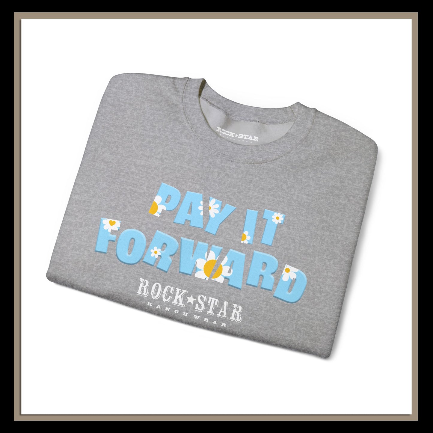 Pay It Forward | Woman's Moo | RSRW | Unisex Heavy Blend™ Crewneck Sweatshirt