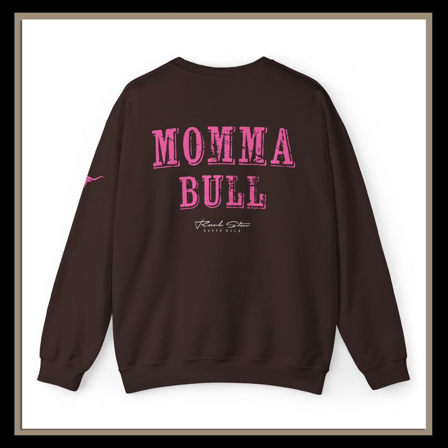 Momma Bull | RSRW | Crewneck Sweatshirt - Unisex Heavy Blend™ - Perfect for Moms