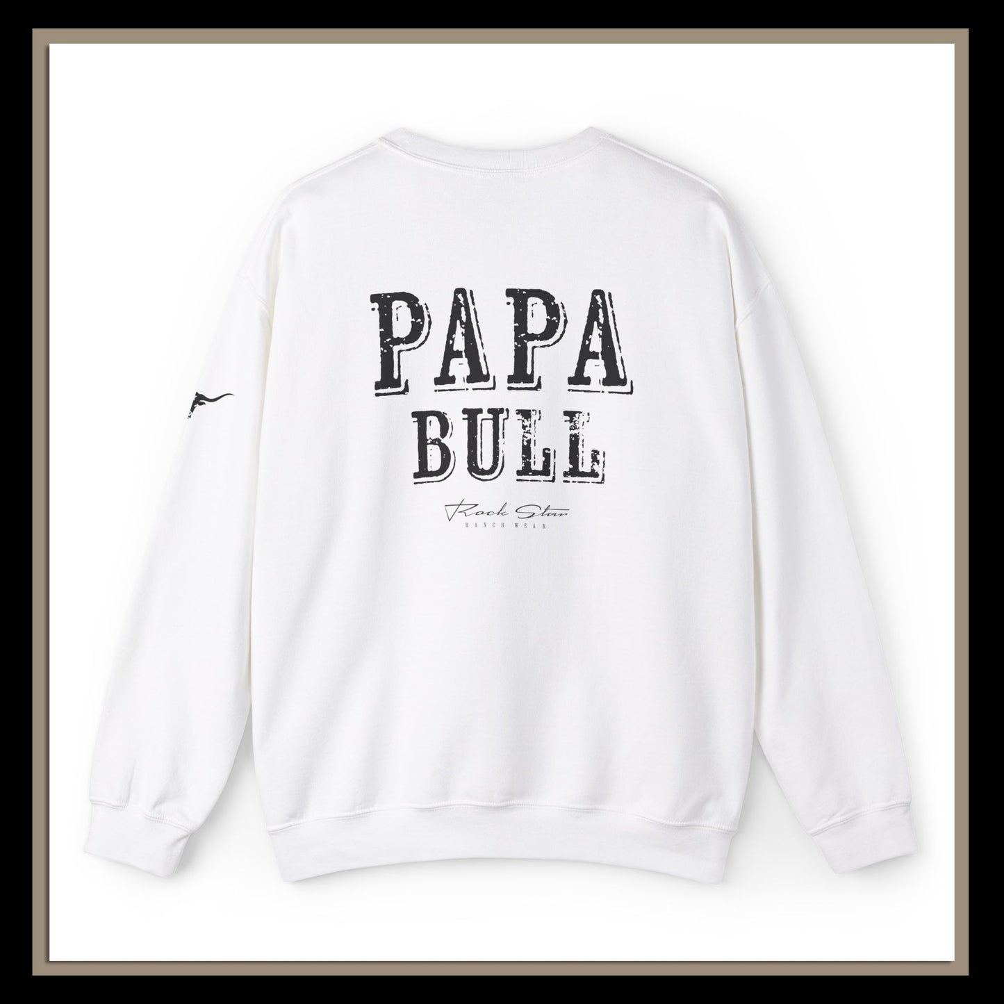 Papa Bull | RSRW | Unisex Heavy Blend™ Crewneck Sweatshirt