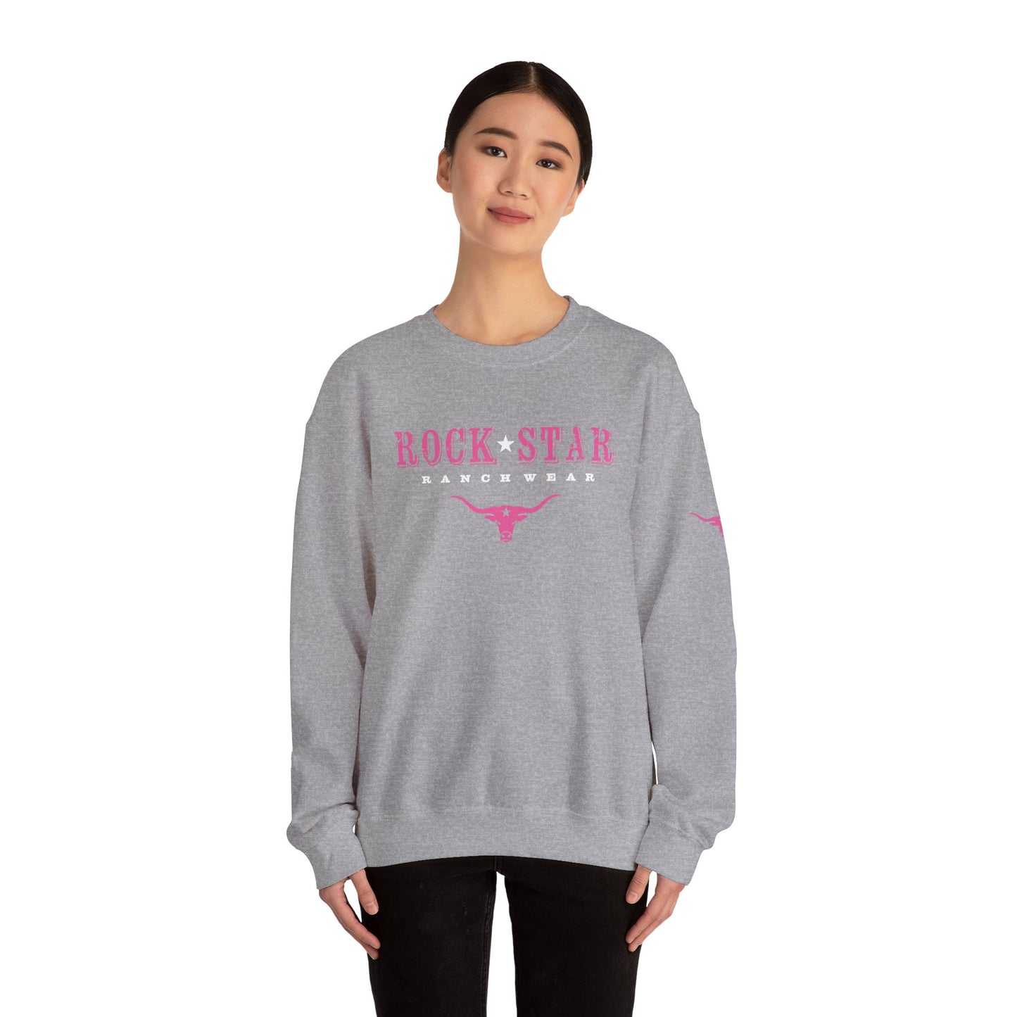 Momma Bull | RSRW | Crewneck Sweatshirt - Unisex Heavy Blend™ - Perfect for Moms