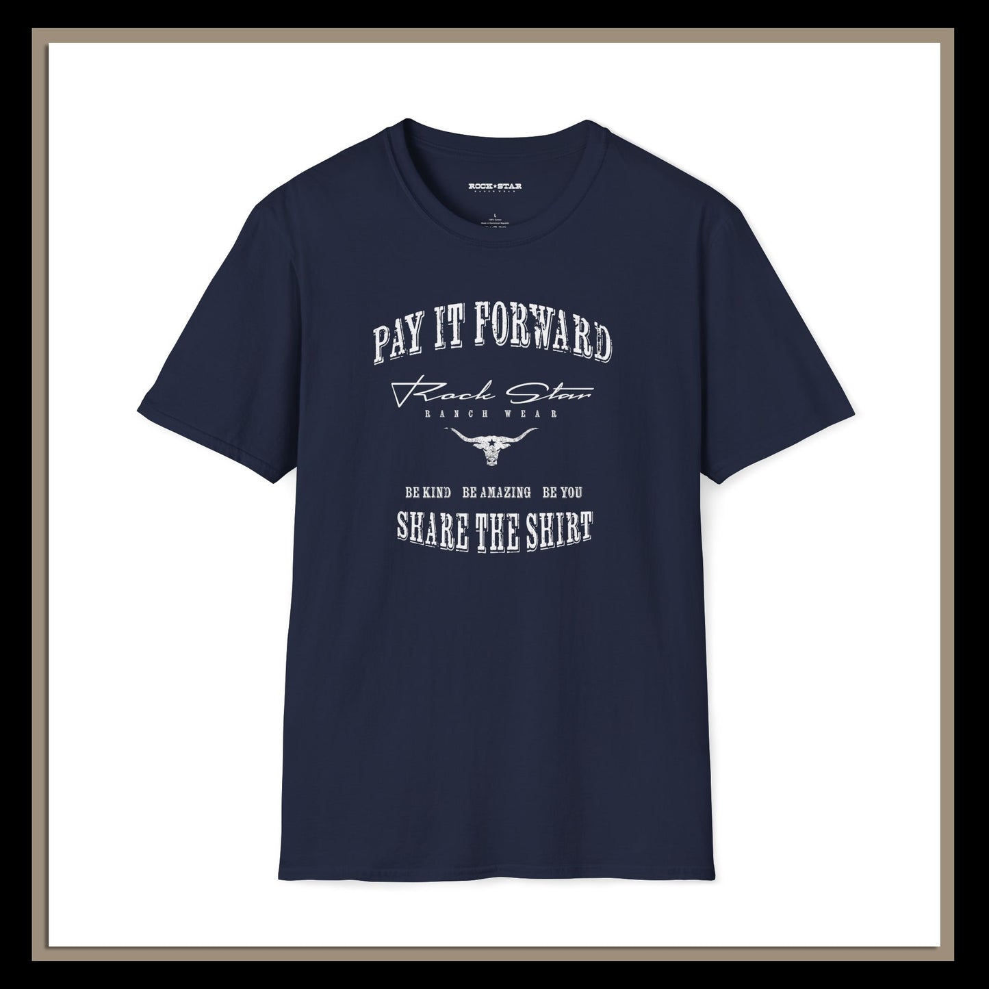 Pay It Forward | Mens | RSRW | Unisex Soft style T-Shirt.