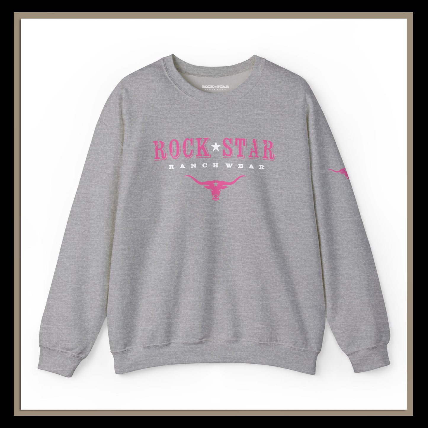 Momma Bull | RSRW | Crewneck Sweatshirt - Unisex Heavy Blend™ - Perfect for Moms