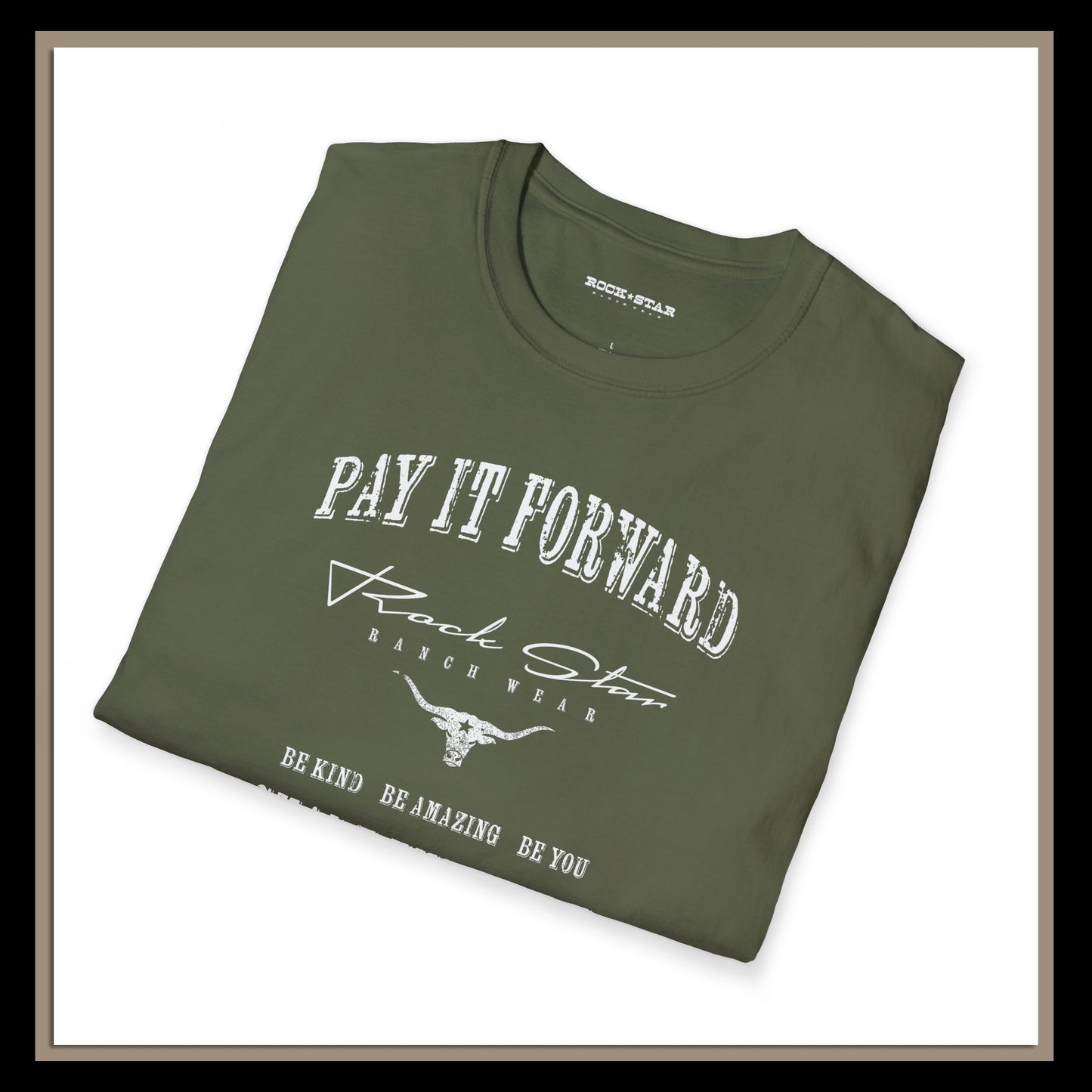 Pay It Forward | Mens | RSRW | Unisex Soft style T-Shirt.