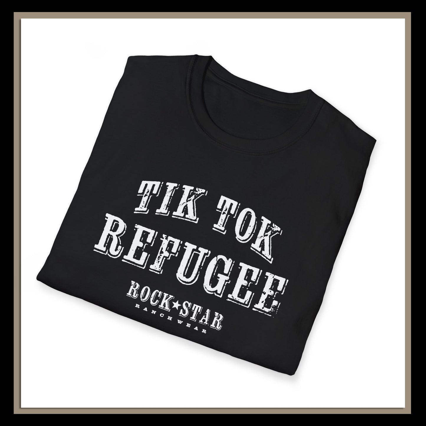 TikTok Refugee | Going Dark Edition | RSRW | T-Shirt.