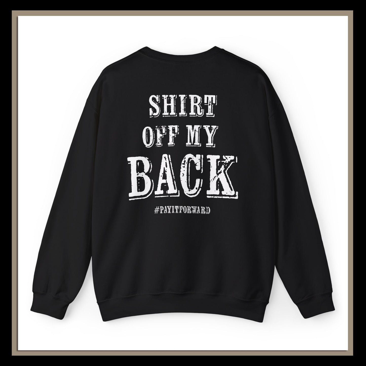 Pay It Forward | Woman's | RSRW Crewneck Sweatshirt - Be Kind, Share the Shirt.