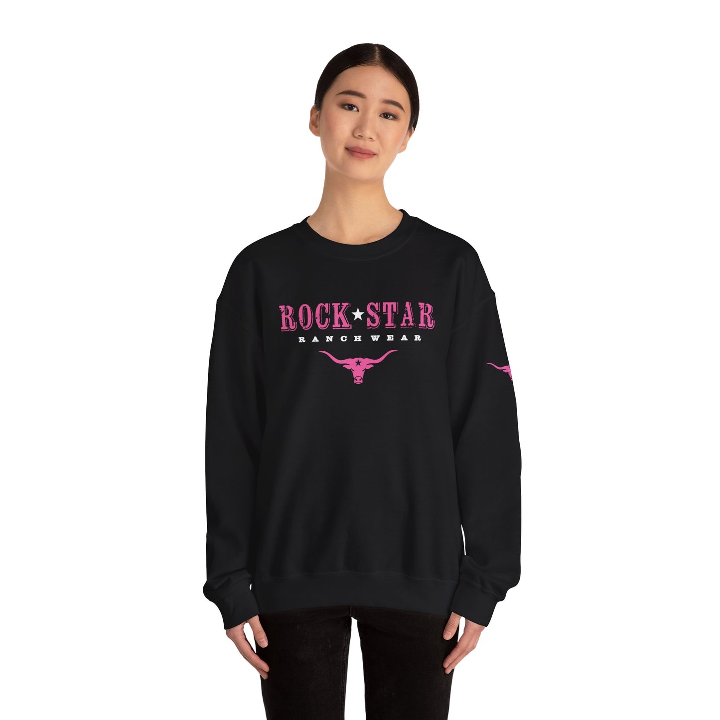 Momma Bull | RSRW | Crewneck Sweatshirt - Unisex Heavy Blend™ - Perfect for Moms