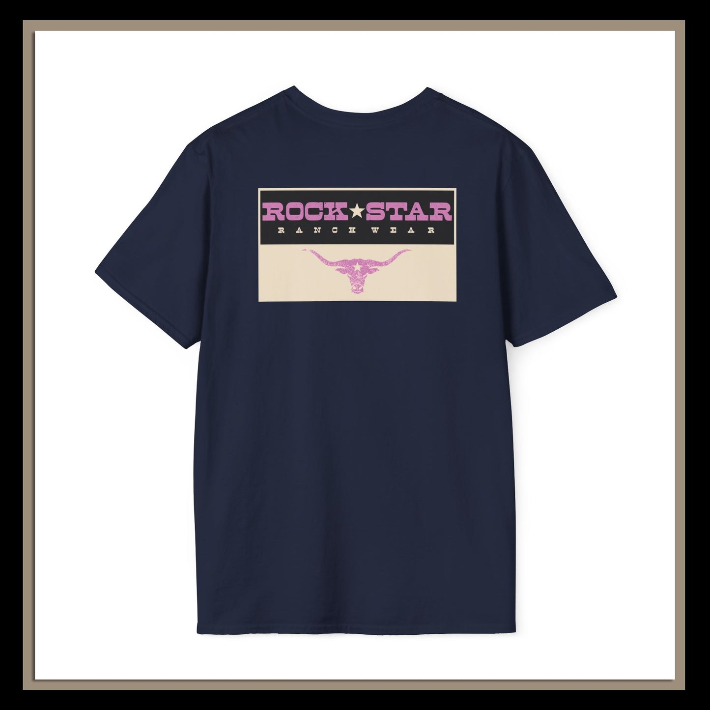 Woman's | RSRW | Pink Bull | Ranch Wear T-Shirt.