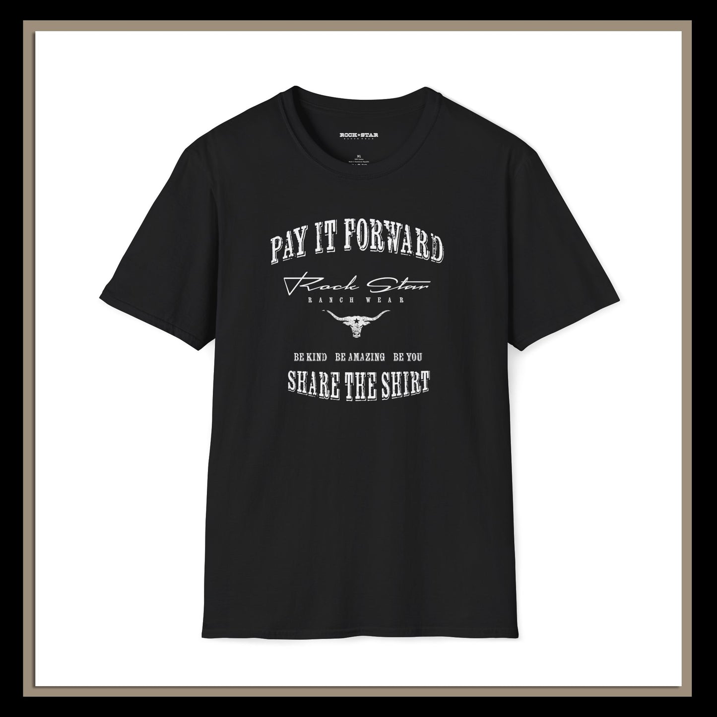 Pay It Forward | Mens | RSRW | Unisex Soft style T-Shirt.